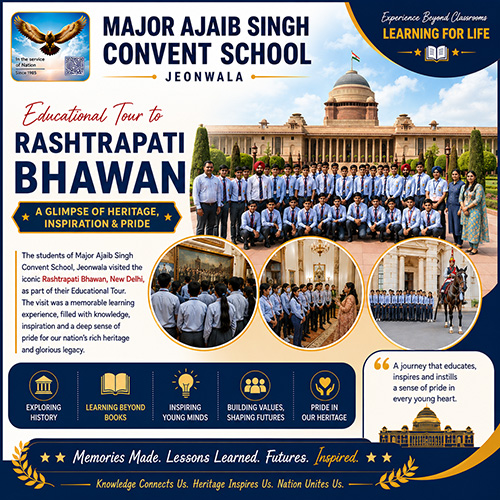 Educational Tour – Major Ajaib Singh Convent School