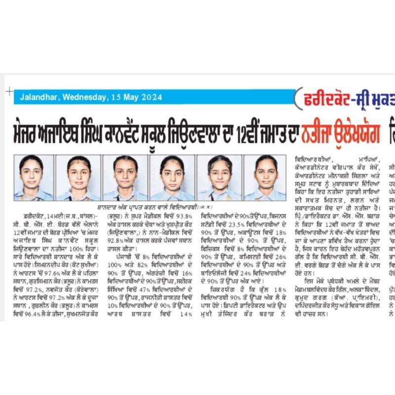 best cbse school in faridkot