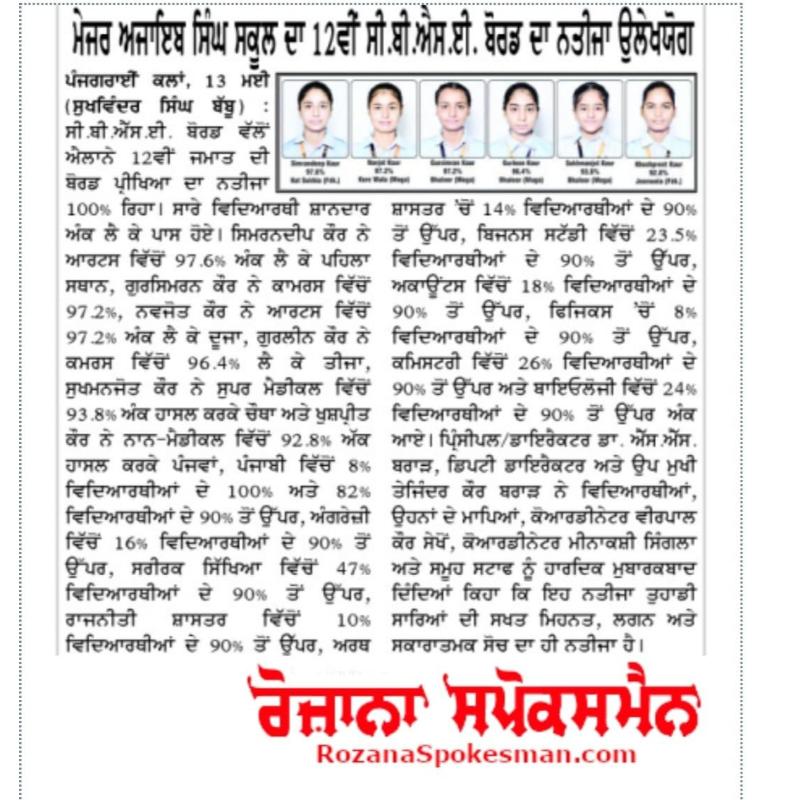 best cbse school in faridkot