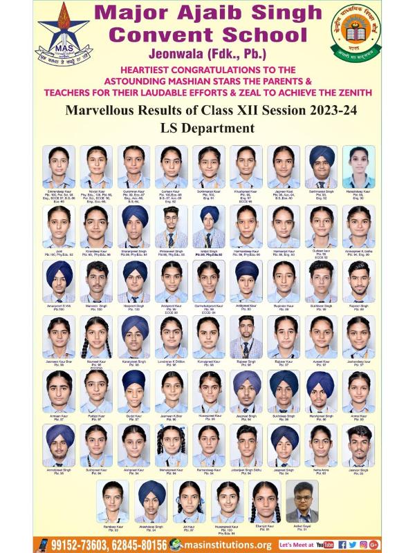 major ajaib singh convent school