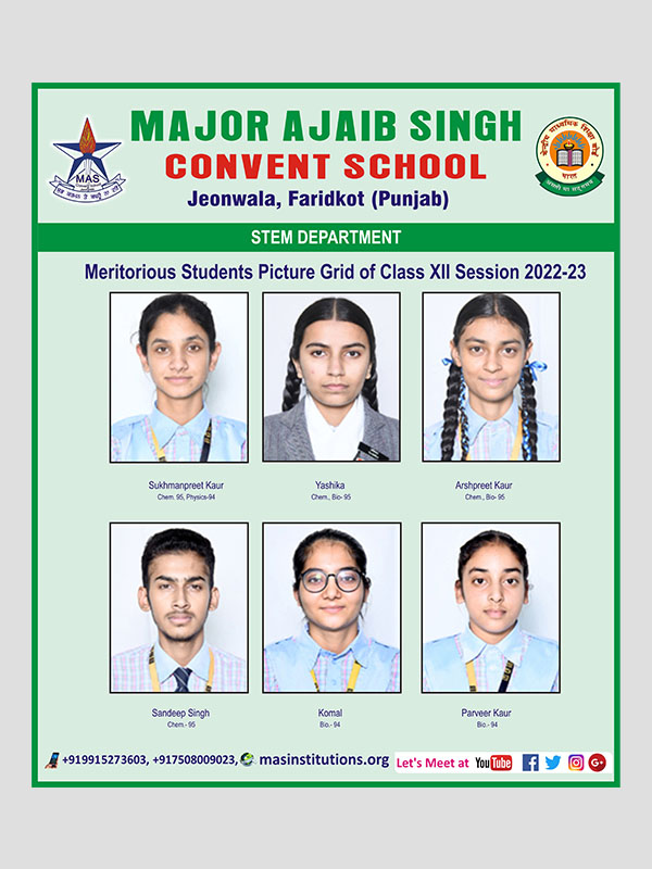 major ajaib singh convent school